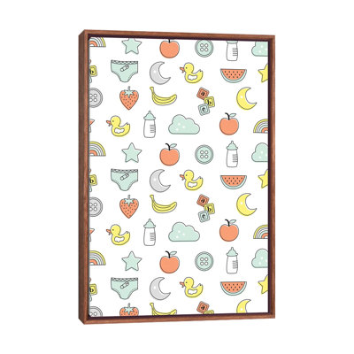 «Baby Sunshine IV» par Lisa White boutons - impression d'art graphique