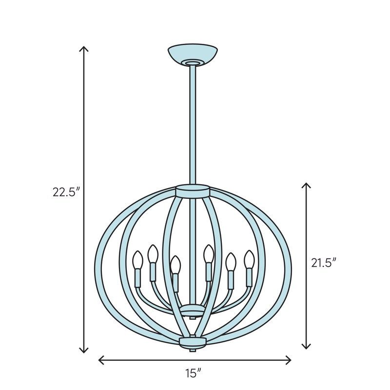 Globe Pendant, Oil Rubbed Bronze