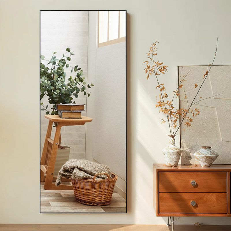 Miroir de salle de bain mural Talma, H 65 po x l 22 po, Noir