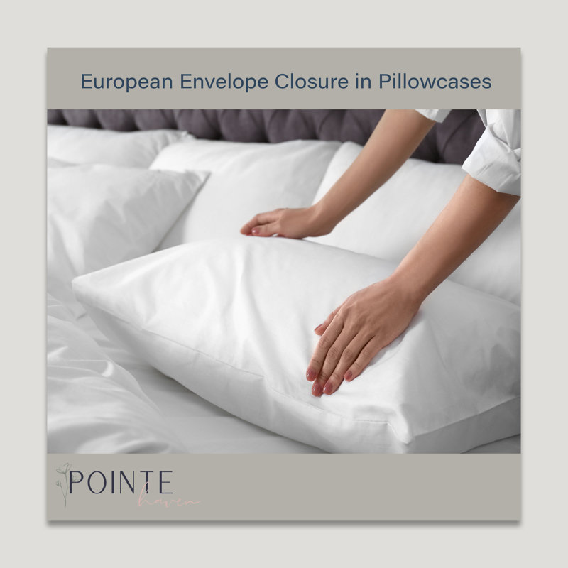 Pointehaven 500 Thread Count 100% Egyptian-Quality Cotton Long Staple Solid Pillow Cases, King, Espresso