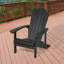 Chaise Adirondack en plastique résistante aux intempéries pour terrasse-19970092
