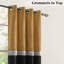 Rideau thermique obscurcissant en velours brodé, patchwork de couleur unie pour salon (ensemble de 2)-1093698278-1094425504