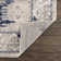 Bindin Oriental Navy Blue Area Rug