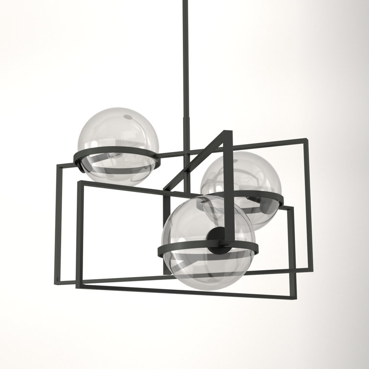 Savon 3 - Light Shaded Geometric Chandelier