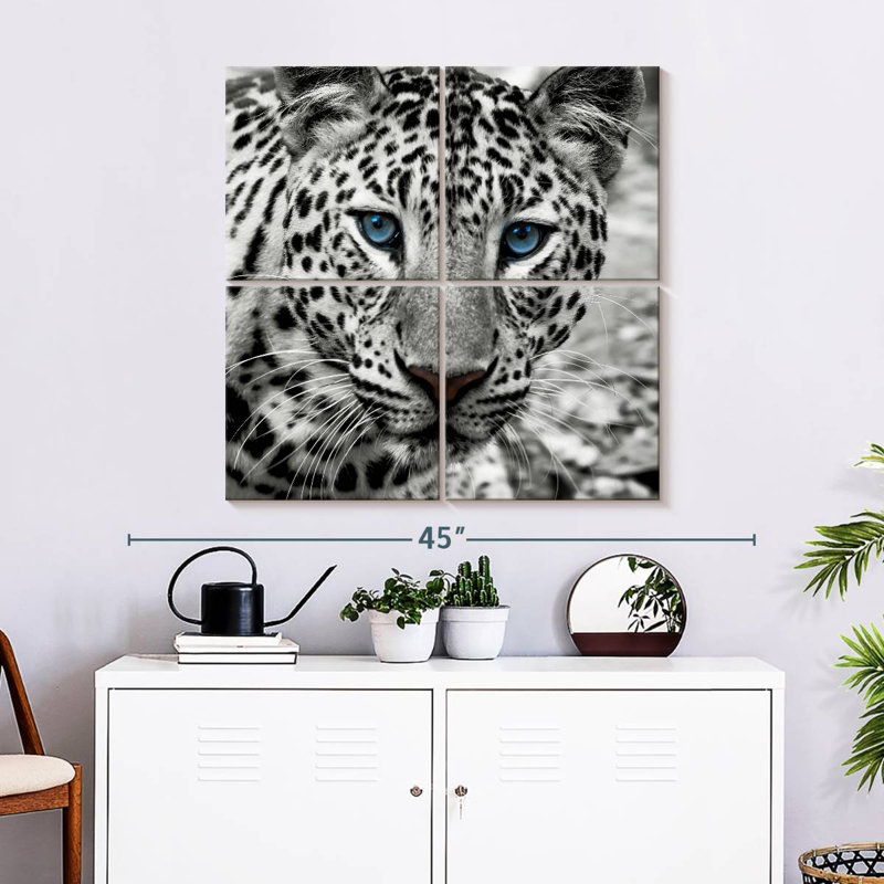 Brampt Zoo Leopard, 32" H x 32" W