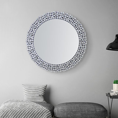 Dan Glass Flat Wall Mirror