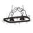 Steel Handcrafted Rectangle Hanging Pot Rack