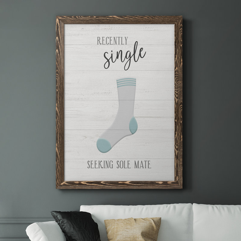 Simple - cadre photo, impression sur toile, H 44 po x l 31 po x P 1 po, Toile avec cadre en noyer