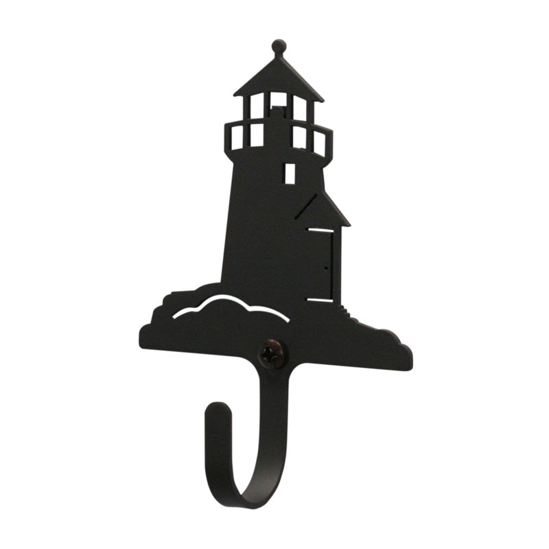 Delatorre Iron Wall Wall Hook, 4.75" H x 3.25" W x 1.25" D