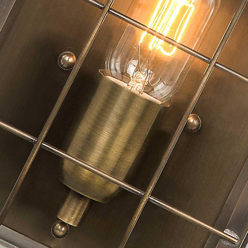 Weybridge 46.5cm H Outdoor Wall Lantern, Solid Brass