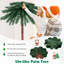 Arbre de Noël vert 6 pi avec 210 lumières DEL Cashmere 6 'H