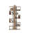 Modern Oak Bookshelf, 100% Melamine Coated Particle Board, 30.7 x 67.0 x 11.6 inches | 5 Shelves with 10.0 inch Height | Wall-Mountable Design for Additional Storage | Stylish & Functional for Home or Office