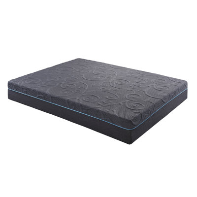 Shad 11" Modern & Contemporary California King Gel-Infused Memory Foam Hybrid Mattress with 780 Pocket Coils, Cooling Gel-Infused Foam