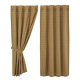 Connell 100% Cotton Room Darkening Curtain Panel Pair