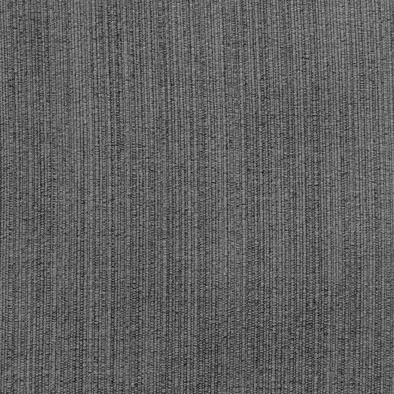 Ensemble de salon modulaire contemporain modulaire 7 pièces Mobilier de salon en L gris capitonné en tissu d'ameublement avec têtes de clous capitonnés 2X coin 3X fauteuil sans accoudoirs et 2X repose-pieds