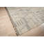 Tapis contemporain tribal moderne en laine noué à la main 6 x 9 ivoire