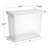  Stationery File Box - Binder & Notebook Bin with Lid