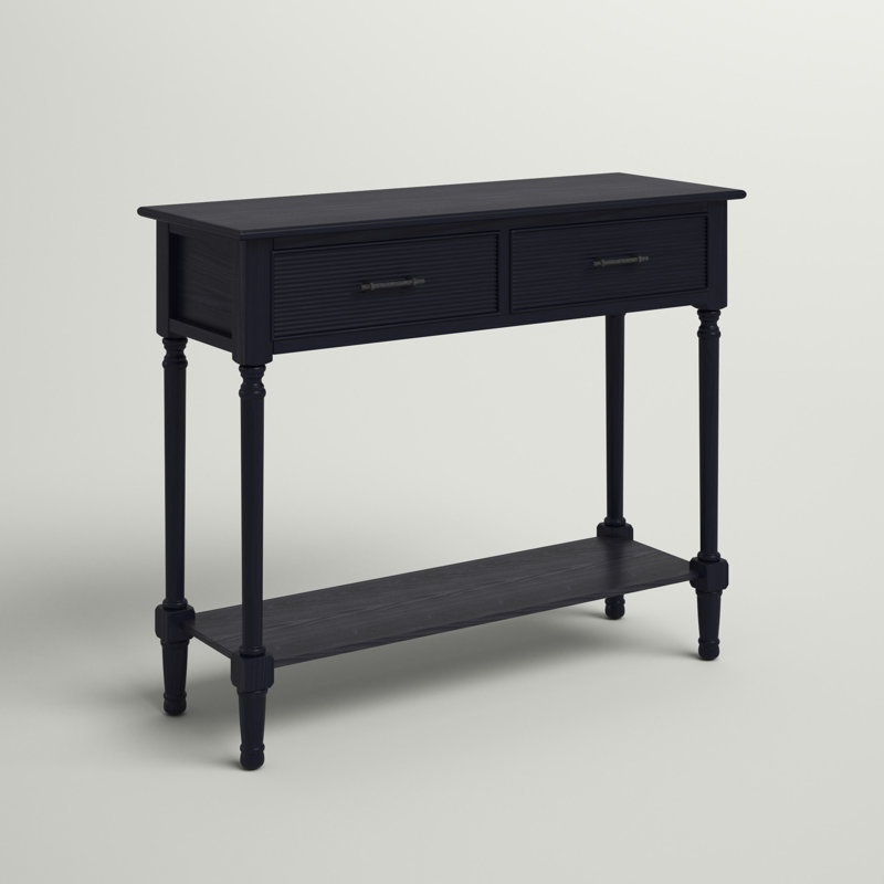 Peters 35.5'' Console Table, Black
