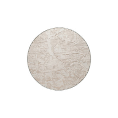 Machine Washable Beige Area Rug