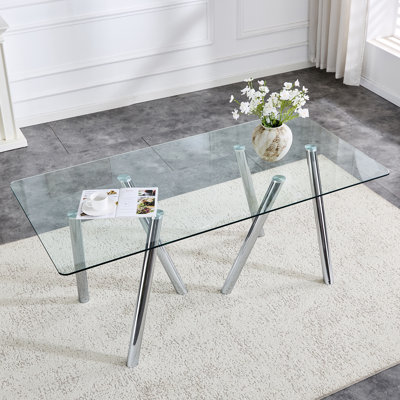 Rectangular Glass Coffee Table