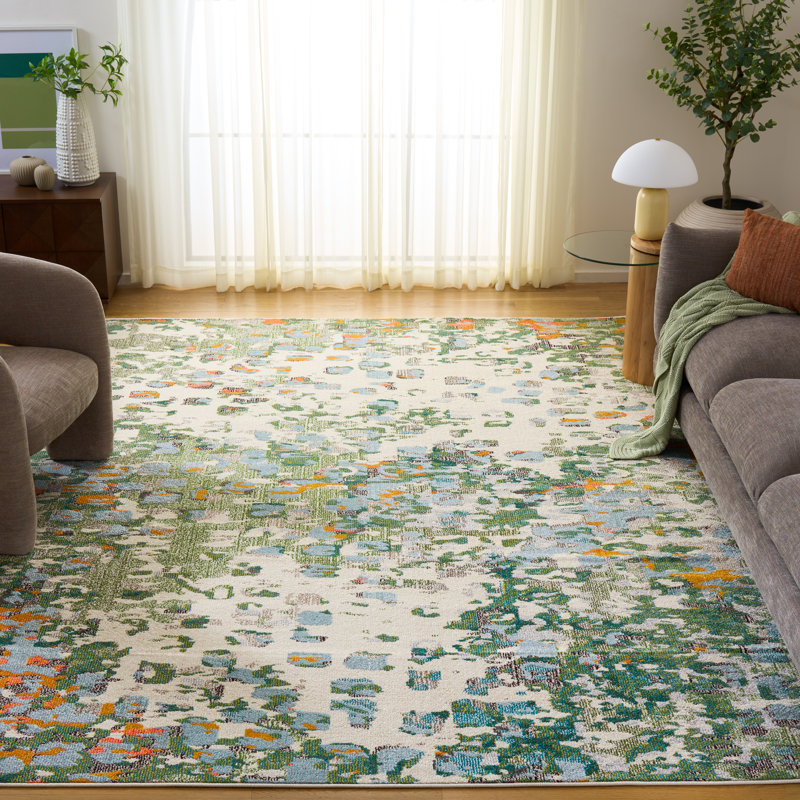 Monaco Performance Abstract Rug, Rectangle 8' x 10'