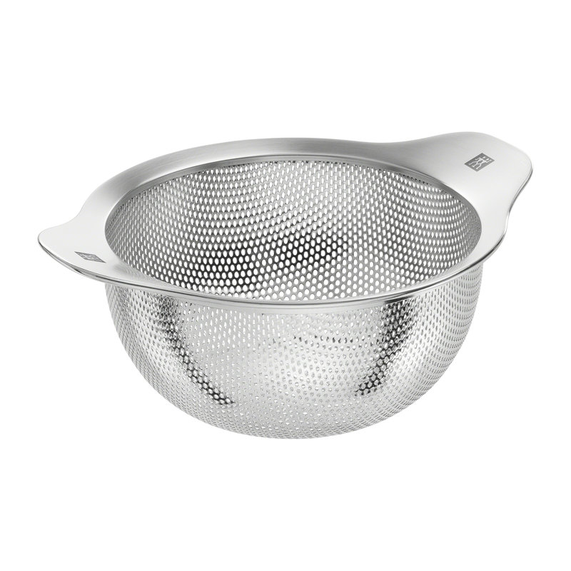 Zwilling J.A. Henckels Stainless Steel Food Strainer, 3.1" H x 6.7" W x 6.3" D