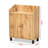 Parterre Oak Finish 4-Shelves With 2-Door Entryway Shoe Cabinet, 30.33" H X 23.32" W X 11.56" D