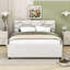 Lit plateforme tapissier avec couchette Elerte-566375483-566375429