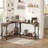 39.4" Console Table With Power Outlet, Entryway Table With Storage Shelves, Desk-1575172671