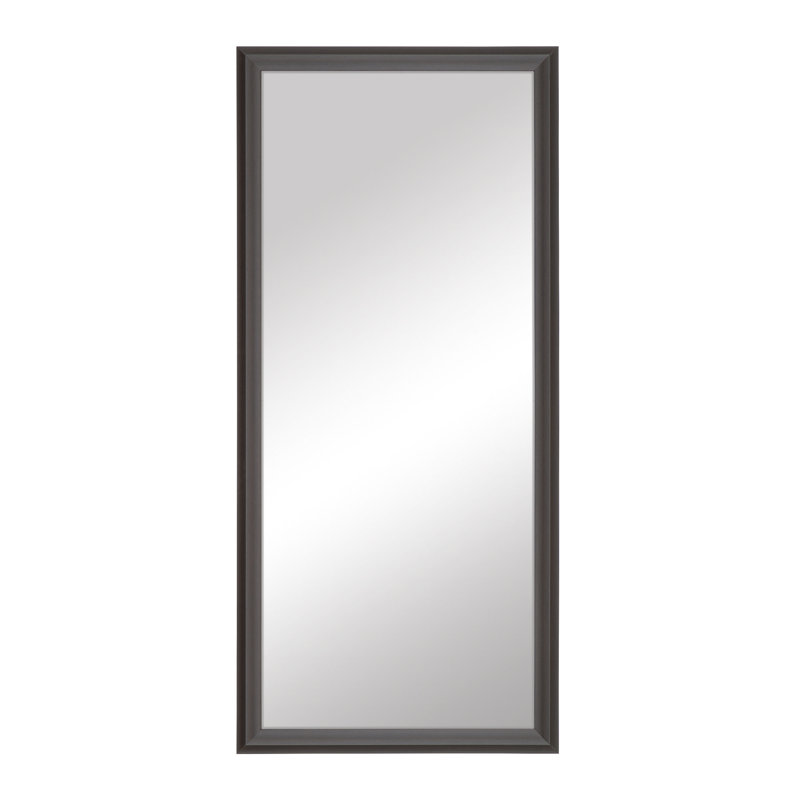 Woodford Wood Framed Mirror with Safety Backing Ideal for Bathroom / Vanity Mirror, Oxidized Walnut, 28" x 24"