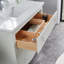 Meuble-lavabo 42 po en bois massif avec comptoir en marbre d'ingénierie 1 po, lavabo simple-2051644099