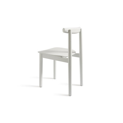 46.5 cm H Solid Wood Ladder Back Side Chair