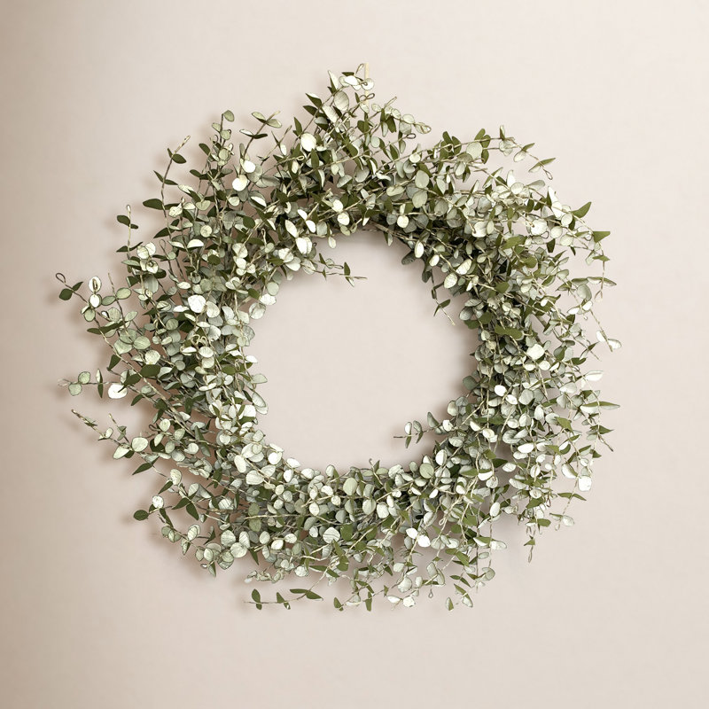 24" Spring Eucalyptus Front Door Wreath