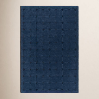 Mallory Marine Blue Hand Tufted Area Rug