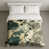 Vert / blanc / beige floral sélectionné