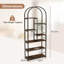 181.5cm H x 70cm W Metal Bookcase