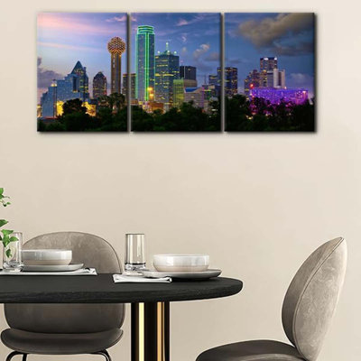 3 Piece Wrapped Canvas Wall Art
