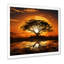 African Safari Tree Sunset Bliss - Art mural arbre-1471084167-1471084164
