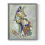 Fantastic Florals Fox, assis, reproduction encadrée - bois massif-1984550925-1984550926
