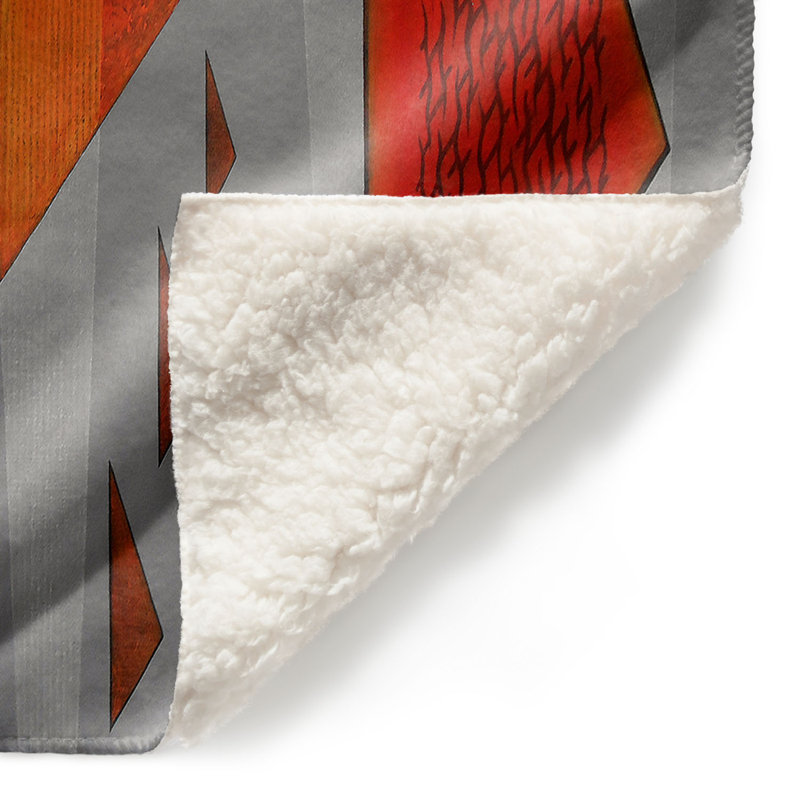 Couverture sherpa doux dérive, l 68 po x L 80 po