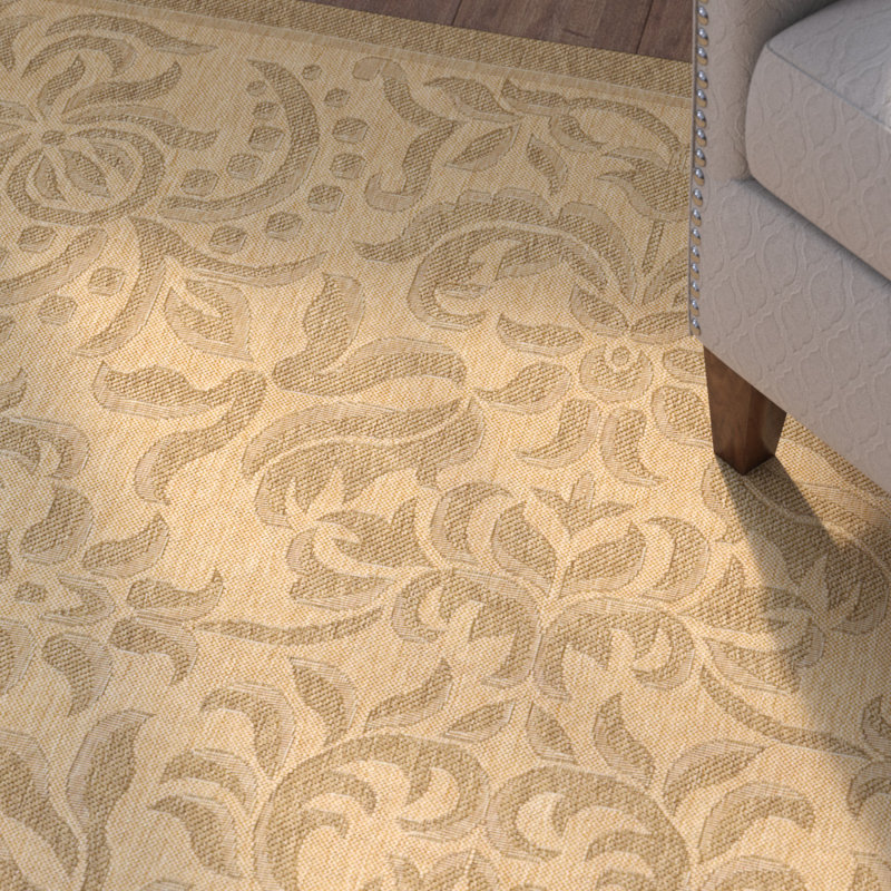 Herefordshire Performance Oriental Indoor/Outdoor Area Rug, Rectangle 5'3" x 7'7"