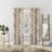 Hruby Botanical Print Room Darkening Grommet Curtain Panel-2031312391-2031312388
