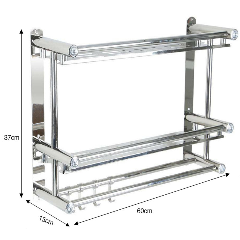 Brigitt 2 Wall Towel Rack