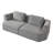 Extra-Large Two-Seater Chenille Fabric Sofa-1399132209