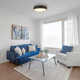 Murphie Single Light Polyester LED Flush Mount