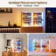 3 Piece Floating Shelf with Lights-1835003137