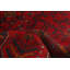 Tapis de zone en laine rouge 4 pi 2 po x 6 pi 4 po à la main one-of-kind-noué la 2010s esari turque Allaina