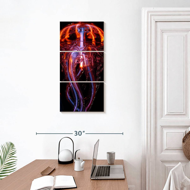 Bright Jellyfish, 32" H x 15" W