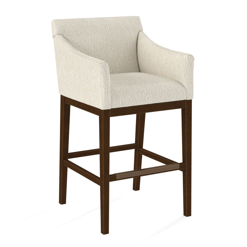 Upholstered Stool, 61606-88, Espresso