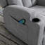 3-Position Adjustable Manual Recliner with Cup Holders-921754429